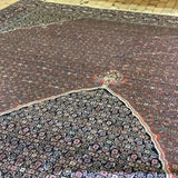 Antiker Bidjar Teppich Korkwolle Übergröße 6,50x3,90m 25qm 800.000 Knoten/qm