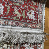 Original Türkischer Hereke Reine Seide 1.Mio Knoten 192x125cm silk rug signiert