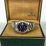 Rolex Oyster Datejust 36 Ref.16234 Edelstahl/ Weiẞgold Lünette Box SAMIDIAM