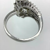 2.57ct Brillanten Cocktail Ring Solitär 1.07ct G-IF +1.57ct in 950 Platin Zertifikat