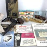 Minox A IIIs Gold Set Vintage light exposure meter 8x11 Top Zustand Papiere