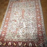 Original Türkischer Hereke Reine Seide 1.Mio Knoten 192x125cm silk rug signiert