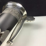 Vietnam/Sowjetunion 900 Silber Vase 875 Zolotniki Import Stempel 29,5cm 902gr.