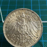 Bayern Ludwig III. 3 Mark 1914 D vz-stgl