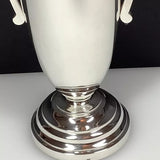 Vietnam/Sowjetunion 900 Silber Vase 875 Zolotniki Import Stempel 29,5cm 902gr.