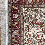 Original Türkischer Hereke Reine Seide 1.Mio Knoten 192x125cm silk rug signiert