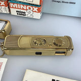 Minox A IIIs Gold Set Vintage light exposure meter 8x11 Top Zustand Papiere