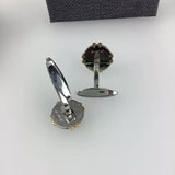 Chopard St.Moritz Herren Manschettenknöpfe Stahl/18K Gold ø15,6mm