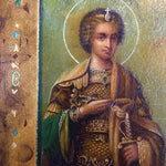 Orthodoxe Ikone St. Georg zu Pferd, 19. Jh.