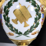Paar Empire Porzellan Vasen Paris 1820 gilt gold Roman solider rare porcelain