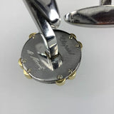 Chopard St.Moritz Herren Manschettenknöpfe Stahl/18K Gold ø15,6mm