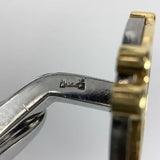 Chopard St.Moritz Herren Manschettenknöpfe Stahl/18K Gold ø15,6mm