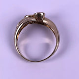 Brillantring 0.50ct 2x0,25ct G-VVS 585 Gelbgold 4,8gr. RG56 Zertifikat