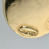 750 Gelbgold/Weißgold Brillanten Mabe Perle Anhänger 21mm Zertifikat