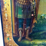 Nahaufnahme Byzantinische Ikone St. George und Märtyrer