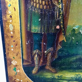 Nahaufnahme Byzantinische Ikone St. George und Märtyrer