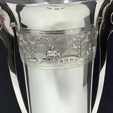 Vietnam/Sowjetunion 900 Silber Vase 875 Zolotniki Import Stempel 29,5cm 902gr.