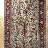 Original Türkischer Hereke Reine Seide 1.Mio Knoten 192x125cm silk rug signiert