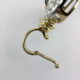 Brillanten Herz Saphir 750 Gelbgold Anhänger 2,10ct G-vvs/vs Wert:6900.- Zertif