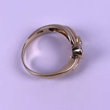 Brillantring 0.50ct 2x0,25ct G-VVS 585 Gelbgold 4,8gr. RG56 Zertifikat