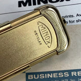 Minox A IIIs Gold Set Vintage light exposure meter 8x11 Top Zustand Papiere