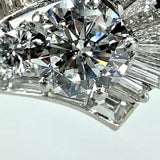 2.57ct Brillanten Cocktail Ring Solitär 1.07ct G-IF +1.57ct in 950 Platin Zertifikat