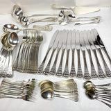 Rosenthal Romanze Wiinblad 925 Sterling Silber Menubesteck 12 Personen 80 Teile