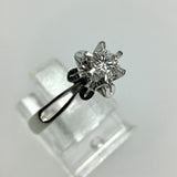 Brillant Ring 0.30ct G-vs1 585 Weißgold RG56 Zertifikat