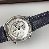 Alpina Automatik Chronograph Date Ref. AL 95-1135 cal.7750 Edelstahl Box-Papiere