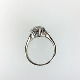Exklusiver Brillanten Cocktail Ring 1.05ct G-if/vvs 750 Weissgold RG58 Zertif.