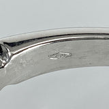 Brillanten Ring 5x 0.14ct Gesamt 0,70ct G-vvs 750 Weissgold RG55 Zertifkat