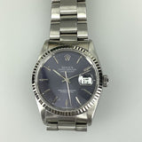 Rolex Oyster Datejust 36 Ref.16234 Edelstahl/ Weiẞgold Lünette Box