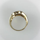 750 Gelbgold 1,10ct G-IF Diamant Baguette Ring invisible setting Zertifikat